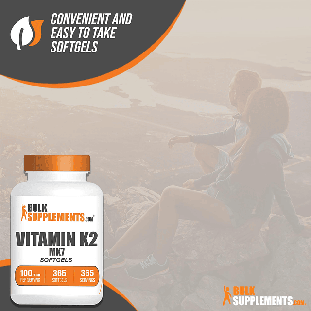 .com Cápsulas blandas de vitamina K2 Vitamina K2 MK7, Suplem