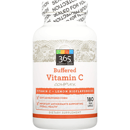 365 Valor diario, complejo de vitamina C tamponado, 180 unid