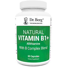 Dr. Berg Natural Vitamina B1 B6 B12 Complex Suplemento de vi