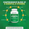 Dr. Berg Natural Vitamina B1 B6 B12 Complex Suplemento de vi