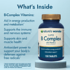 Super B Complex con vitamina B12, vitamina C, ácido fólico y