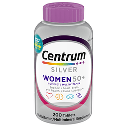 Silver Multivitamínico para mujeres 50 Plus, suplemento mult