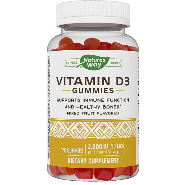 Gomitas de vitamina D3 de , respaldan la salud inmune y ósea