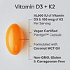 ® Vitamina D3 + K2 con aceite de coco | Suplemento vegano D3