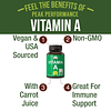 Cápsulas suplementarias de vitamina A orgánica certificada d