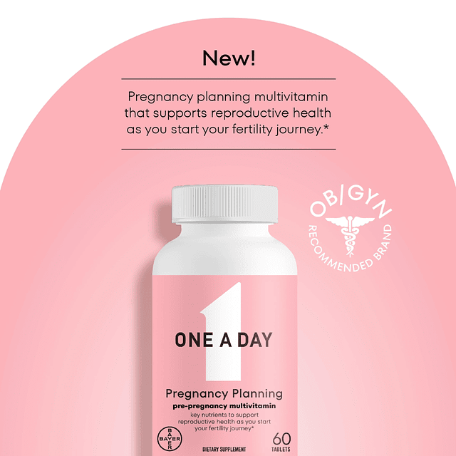 One A Day Embarazo Planificación Multivitamina Prenatal para