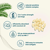 Suplemento genérico de vitamina D3 K2 2 en 1, cápsula blanda