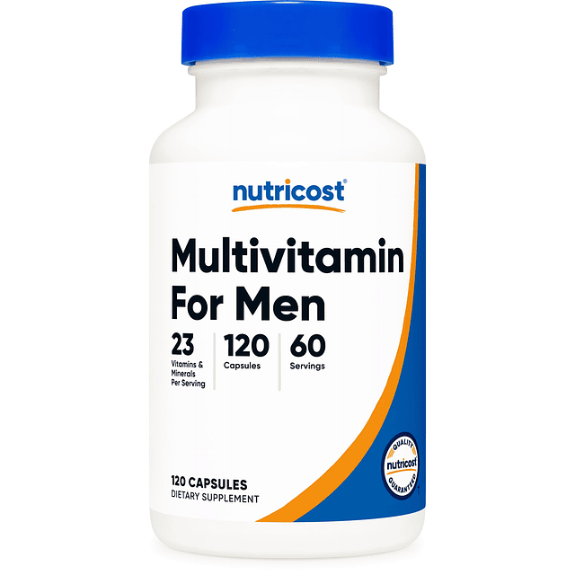 Multivitamínico para Hombres 120 Cápsulas Vitaminas y Minera