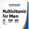 Multivitamínico para Hombres 120 Cápsulas Vitaminas y Minera