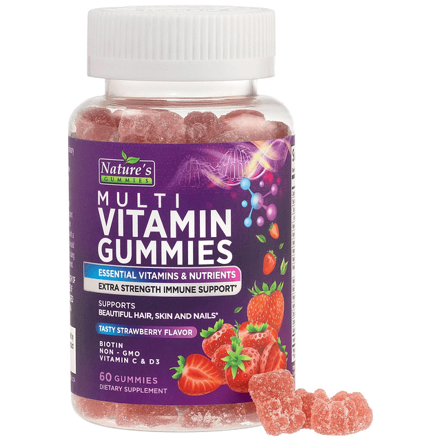 Gomitas multivitamínicas para adultos, multigomitas extra fu