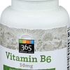 365 Valor diario, vitamina B6 50 mg, 50 ct