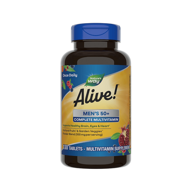 ¡La naturaleza está viva! Multivitamínico completo para homb