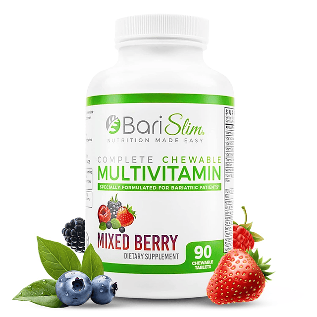 Tabletas multivitamínicas bariátricas masticables completas