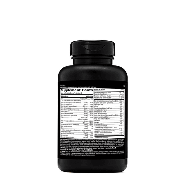 Mega Men 50 Plus Multivitamínico | Antioxidantes | Salud del