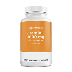 Vitamina C 1000 mg con escaramujo 5 mg, 90 tabletas (1 por p