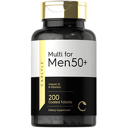 Multivitamina para hombres mayores de 50 años | 200 unidades