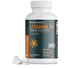 Vitamina D3 5000 UI (125 MCG) Suministro para 1 año para una