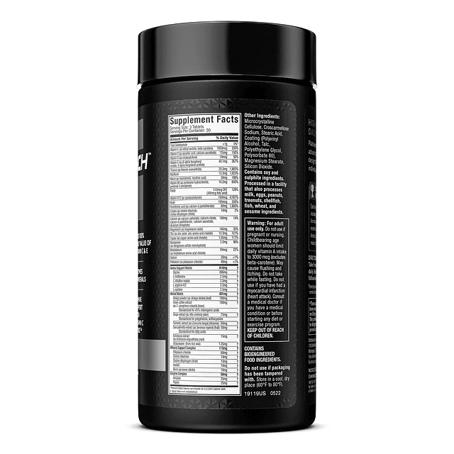 Platinum Multivitamina para apoyo inmunológico 18 vitaminas