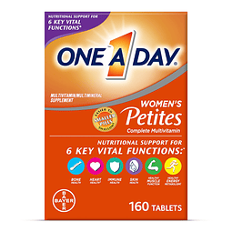 Multivitamínico One A Day Women's Petites, suplemento con vi