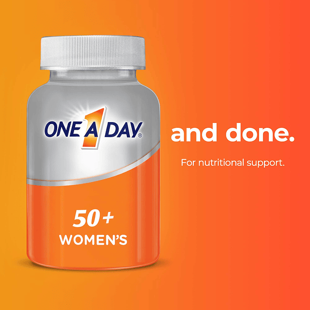 One A Day Women's 50+ Multivitaminas, multivitaminas para mu