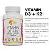 Coco March Vitamina D3+K2 10,000 UI Suministro para 4 meses