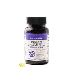 Vitamina K2 MK-7 100 mcg y MK-4 500 mcg Fórmula biodisponibl