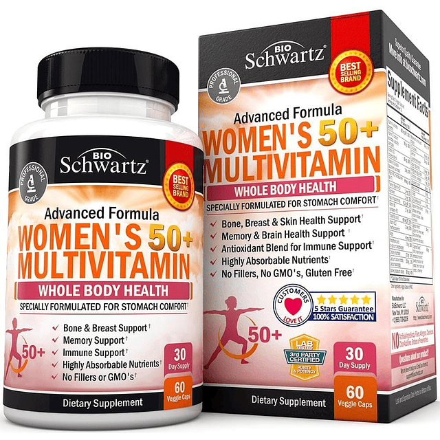 Multivitamínico diario para mujeres de 50 años y más Supleme