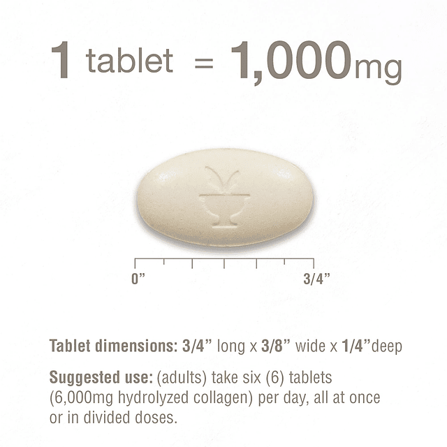 Colágeno avanzado 6000 mg de colágeno con vitamina C para ca