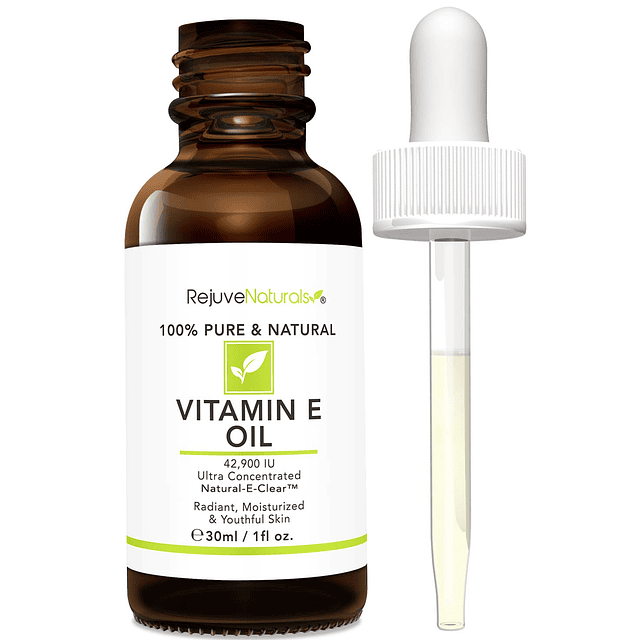 Aceite de vitamina E: 100 % puro y natural, 42 900 UI. Repar