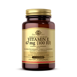 Vitamina E 67 mg (100 UI), 100 cápsulas blandas mixtas Antio