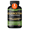 Quercetina con Vitamina C y Zinc Quercetina 500 mg Quercetin