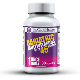 ProCare Salud | Multivitamina bariátrica | 45 mg de hierro |