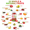 Suplemento de gomitas de frutas y verduras sin azúcar, multi