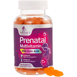 Gomita prenatal con ácido fólico, vitaminas y minerales pren