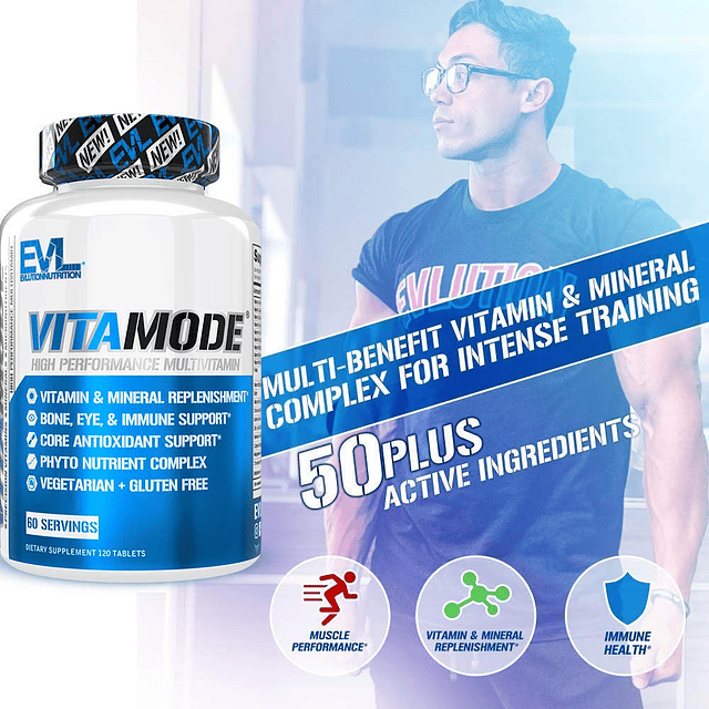 EVL Multivitamina diaria avanzada para hombres Multivitamina