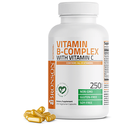 Complejo de vitamina B con vitamina C Salud inmune, apoyo en