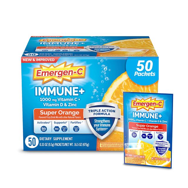 Immune+ Polvo de apoyo inmunológico de triple acción, BetaVi