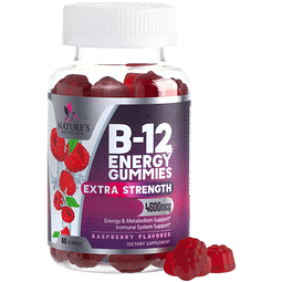 Gomitas energéticas de vitamina B12 Fuerza extra 4500 mcg ma