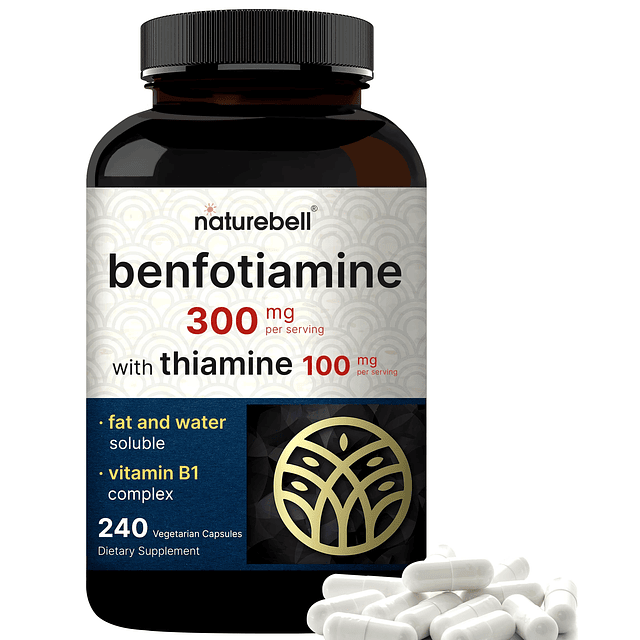 Benfotiamina 300 mg con tiamina 100 mg por porción | 240 cáp