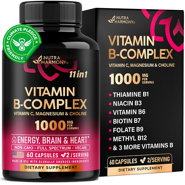 Complejo de vitamina B para hombres y mujeres Fabricado en E