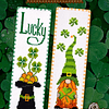 Kit de punto de cruz contado Lucky – Juego de marcadores de