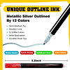 Shimmer Markers Super Squiggles Outline Markers Set Bolígraf