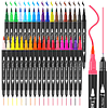 Juego de marcadores artísticos de doble punta de 36 colores