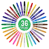 Super Crayons Juego de 36 colores - Crayones de gel suaves y