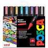 Posca UNI Set PC 5M Metal - Paquete de 8 Rotuladores