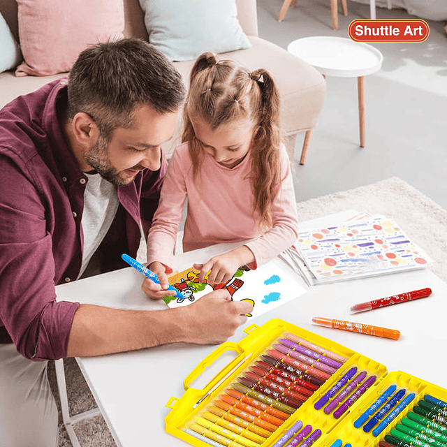 Crayones de gel de 48 colores para niños pequeños, juego de