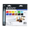 Azure, juego de marcadores a base de alcohol de doble punta,