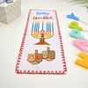 Kit de punto de cruz contado 'Happy Hanukkah' - Juego de mar