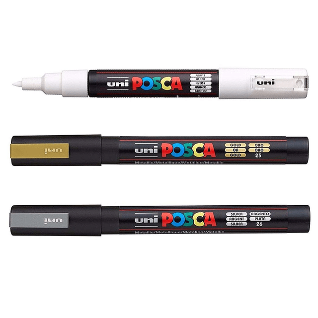 Posca PC-3M Rotuladores de pintura - Bolígrafo de metal de v