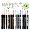 Super Squiggles Shimmer Pens Magic Silver Metallic Self Outl